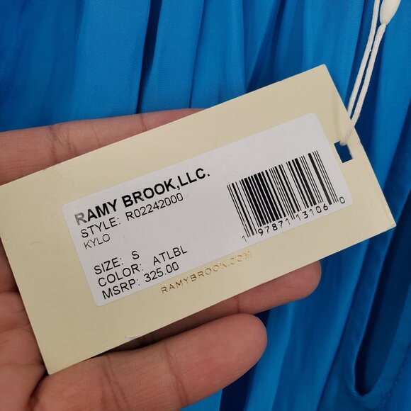 Ramy Brook Kylo Top Women Size Small NWT Flutter Sleeves Spring Summer Casual - Picture 7 of 16